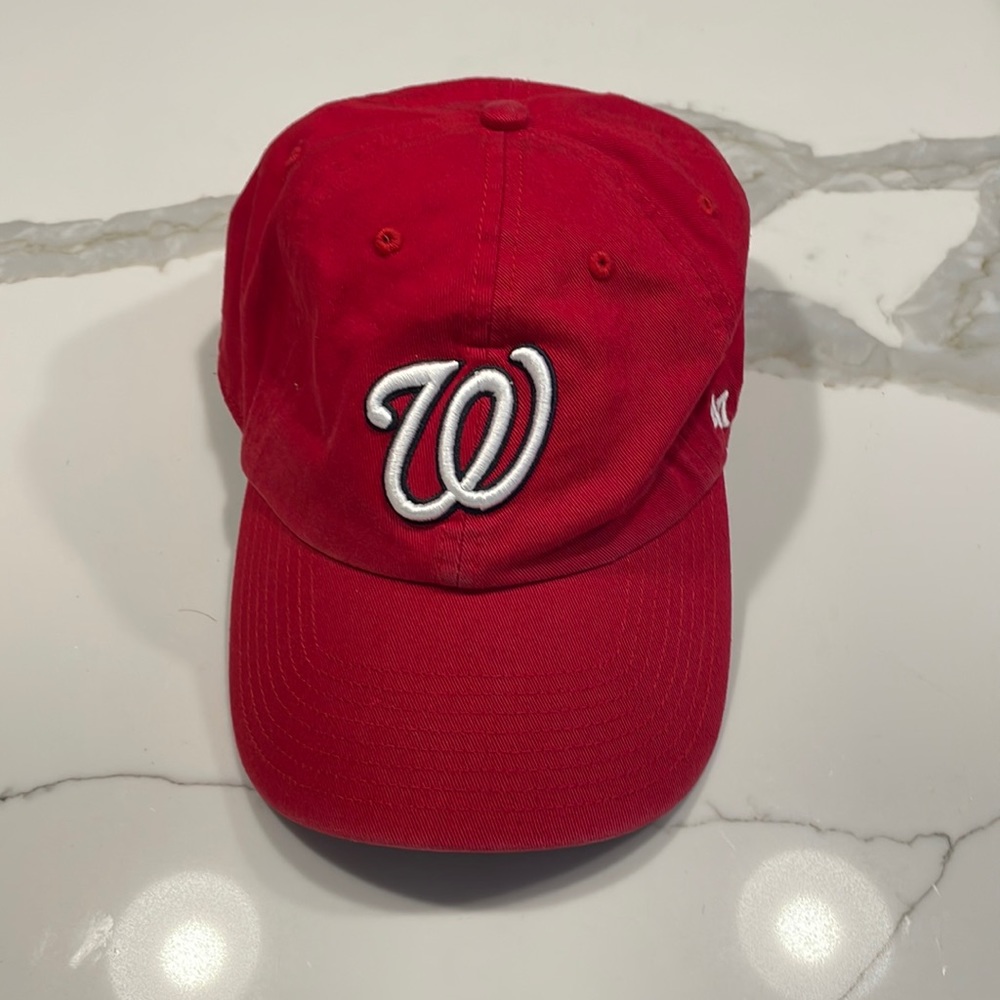 Never worn baseball style cap - adjustable- Washington Nationals